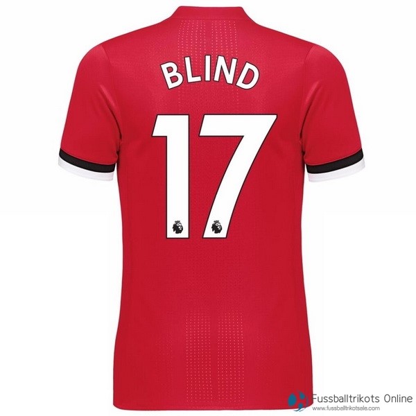 Manchester United Trikot Heim Blind 2017-18 Fussballtrikots Günstig